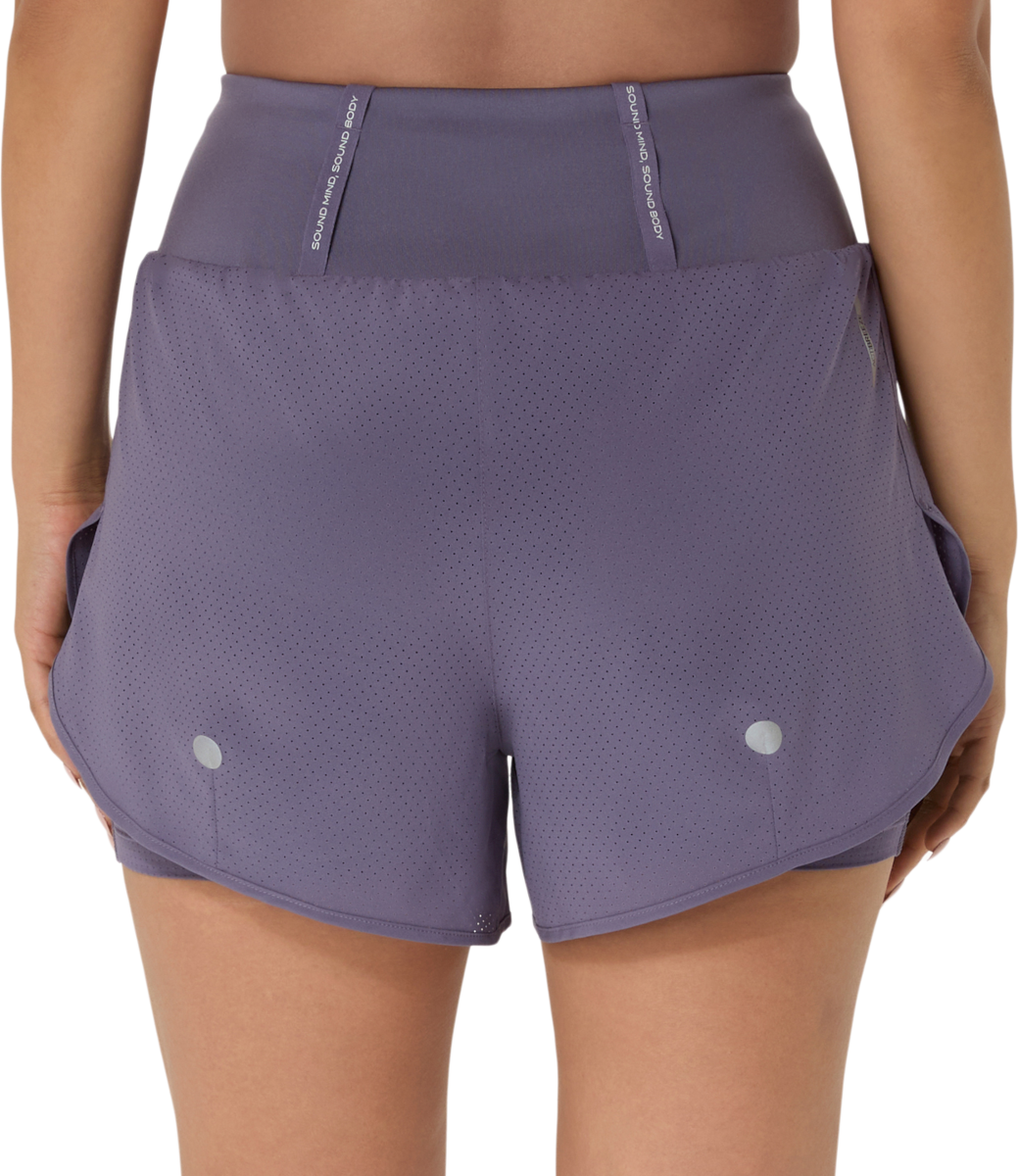 Къси панталони Asics Road 2-N-1 3.5" Shorts Лилаво | 2012c975-500, 1