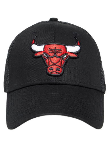 Шапка с козирка New Era Chicago Bulls Home Field 9FORTY A-Frame Trucker Cap Черно | 60358154