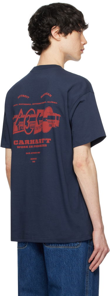 Тениска Carhartt WIP Carhartt WIP Runaway T-Shirt Тъмно синьо | I034409, 2