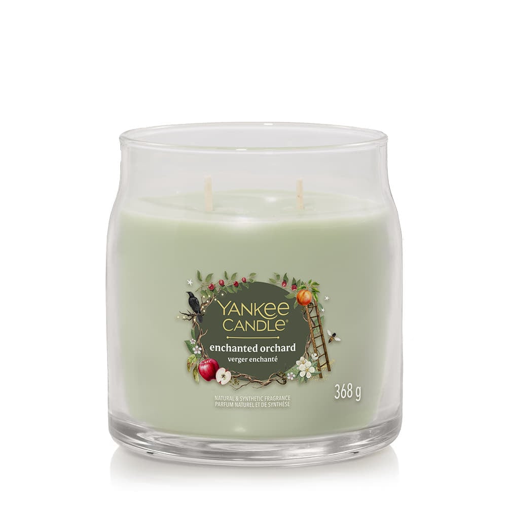 Свещи Yankee Candle Signature Medium Jar 2 Wicks Enchanted Orchard Зелено | 43497, 1