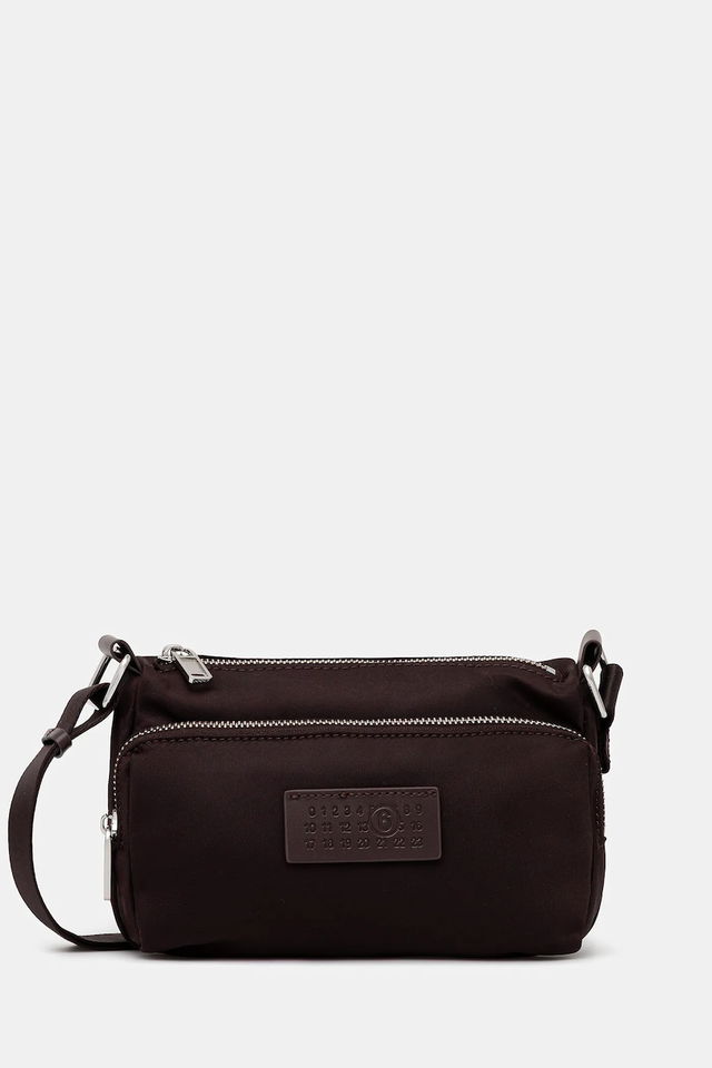 Textile Multi-Pocket Shoulder Bag