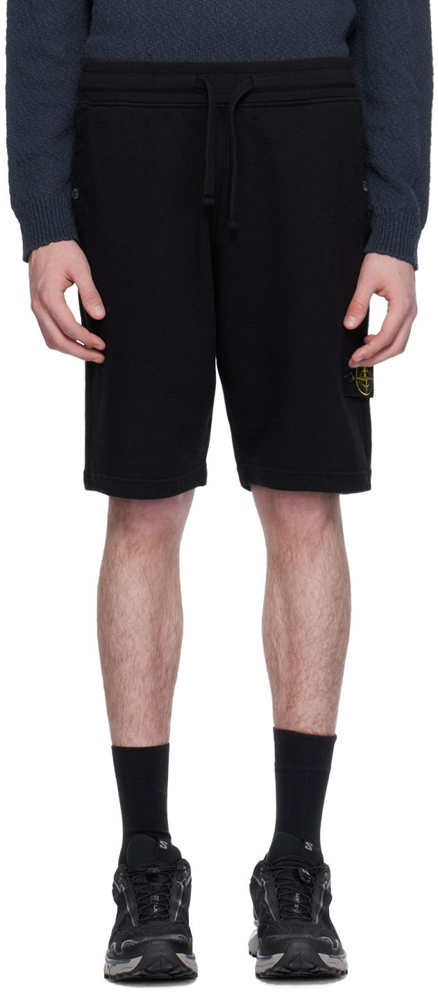 Къси панталони Stone Island Patch Shorts Черно | 801563460, 0