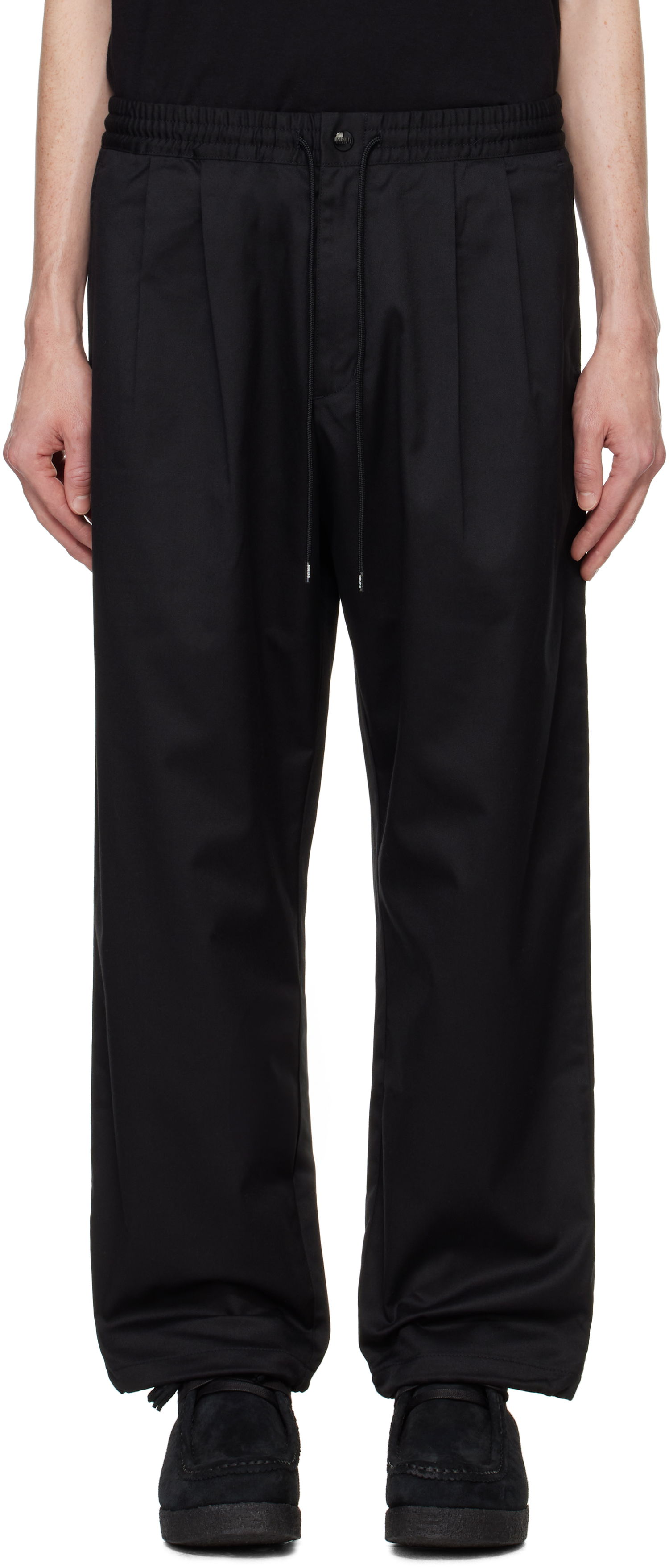 Панталони Neighborhood Baggy Silhouette Easy Trousers Черно | 242AQNH-PTM01, 0