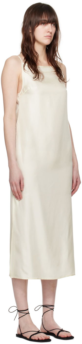 Pокля Loulou de Saison Loulou de Saison Sulum Midi Slip Dress Черно | SULUM, 4