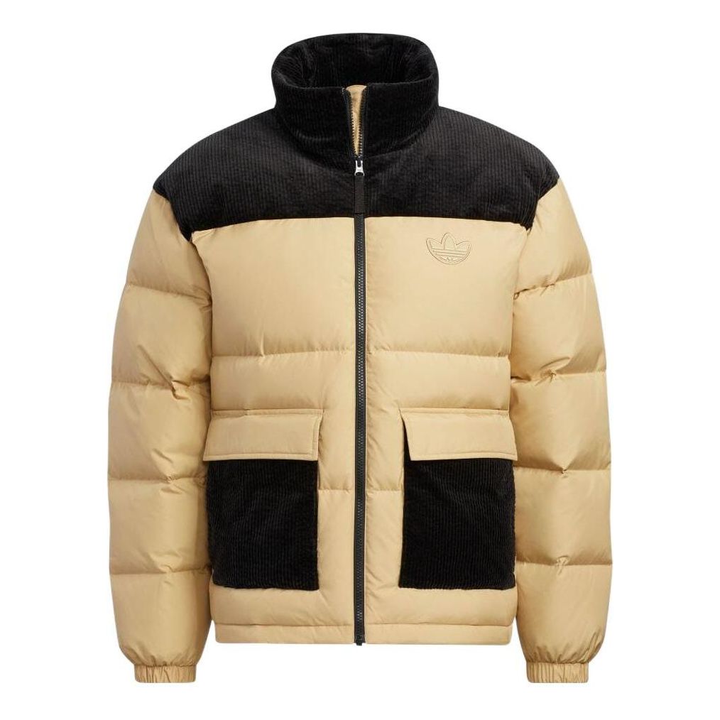 Пухо яке adidas Originals adidas Originals Corduroy Puffer Jacket Бежово | HS7282, 0