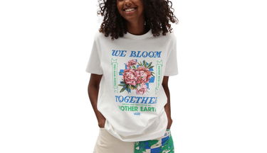 Тениска Vans W Eco Positivity T-Shirt Бяло | VN0A5LI2FS8, 2