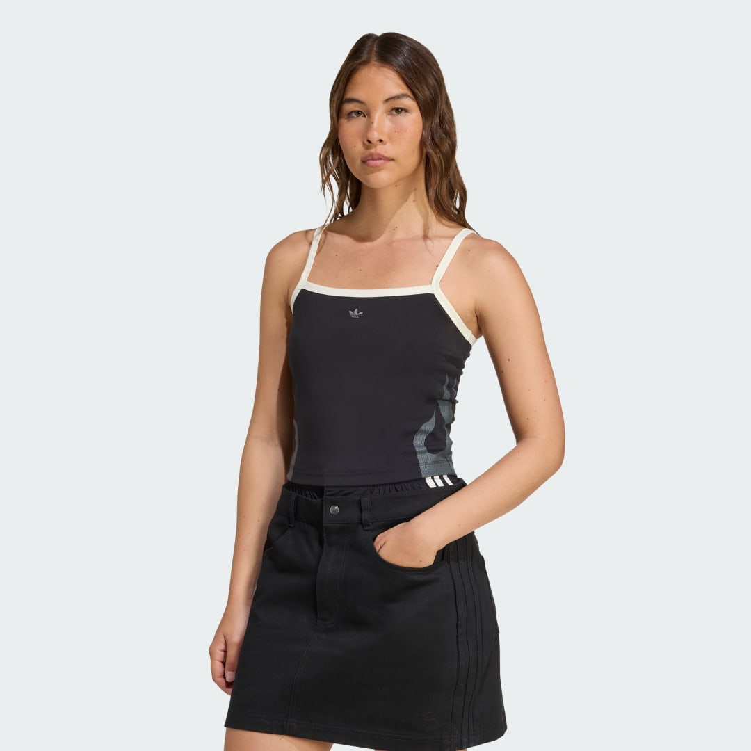 Потник adidas Performance Women's Flames Graphic Tank Top Черно | JW7265, 0