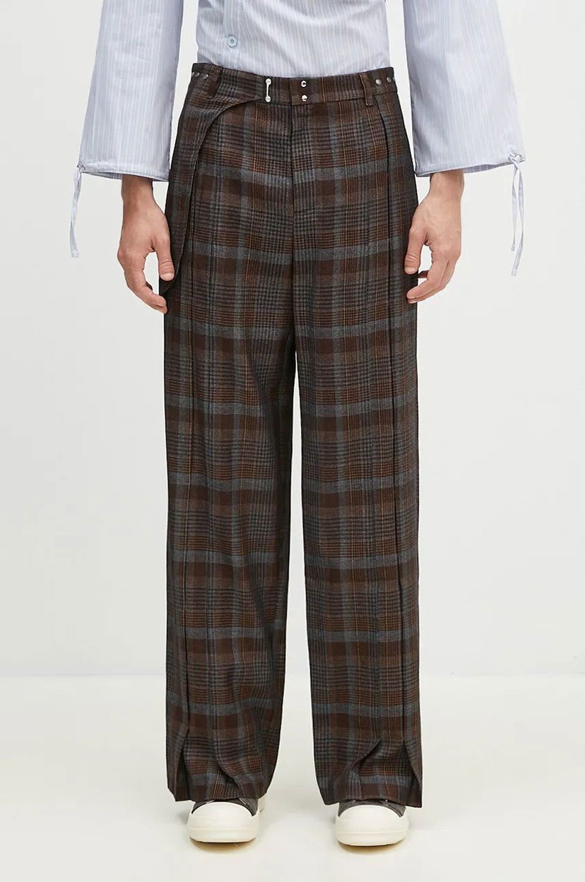 Панталони Andersson Bell Soe Check Wrap Trousers Кафяво | apa753m