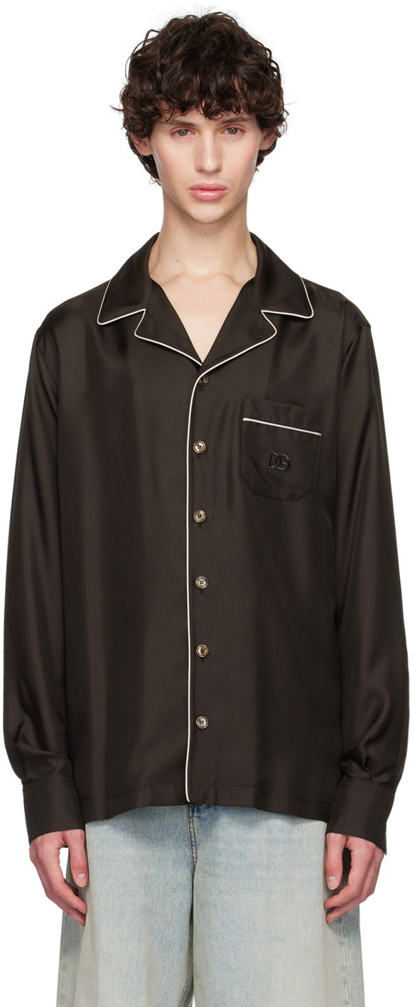 Dolce&Gabbana DG Embroidery Silk Shirt