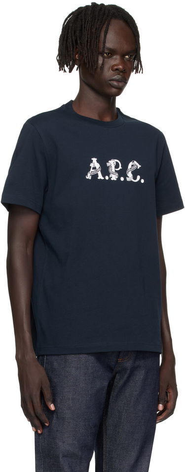 Тениска A.P.C. A.P.C. Hugo T-Shirt Бяло | COHGS-M26543, 4