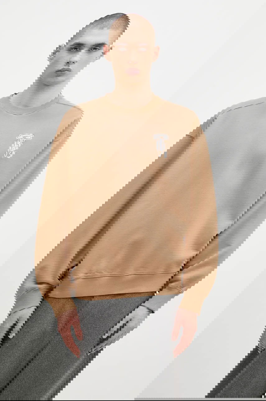 Суитчър Carhartt WIP Oversized Cross Screw Graphic Sweatshirt Бежово | I034039.2KCXX, 0