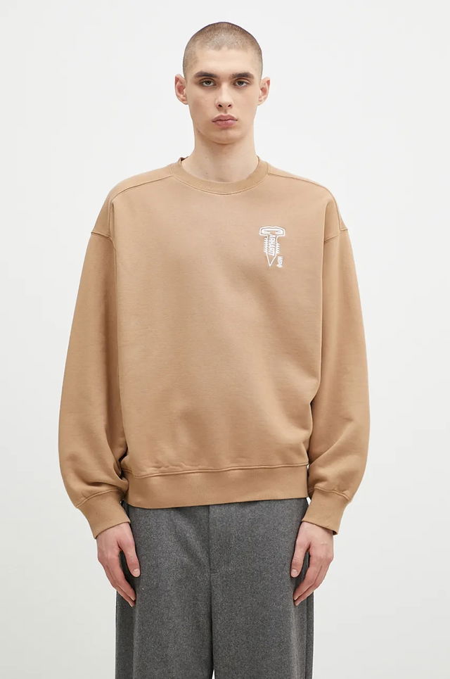 Oversized Cross Screw Graphic Sweatshirt