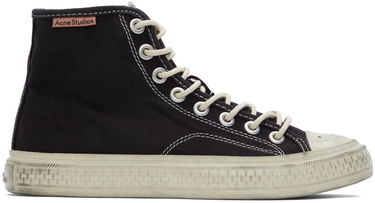 Кецове и обувки Acne Studios Off-White Canvas High Top Черно | AD0481-, 0