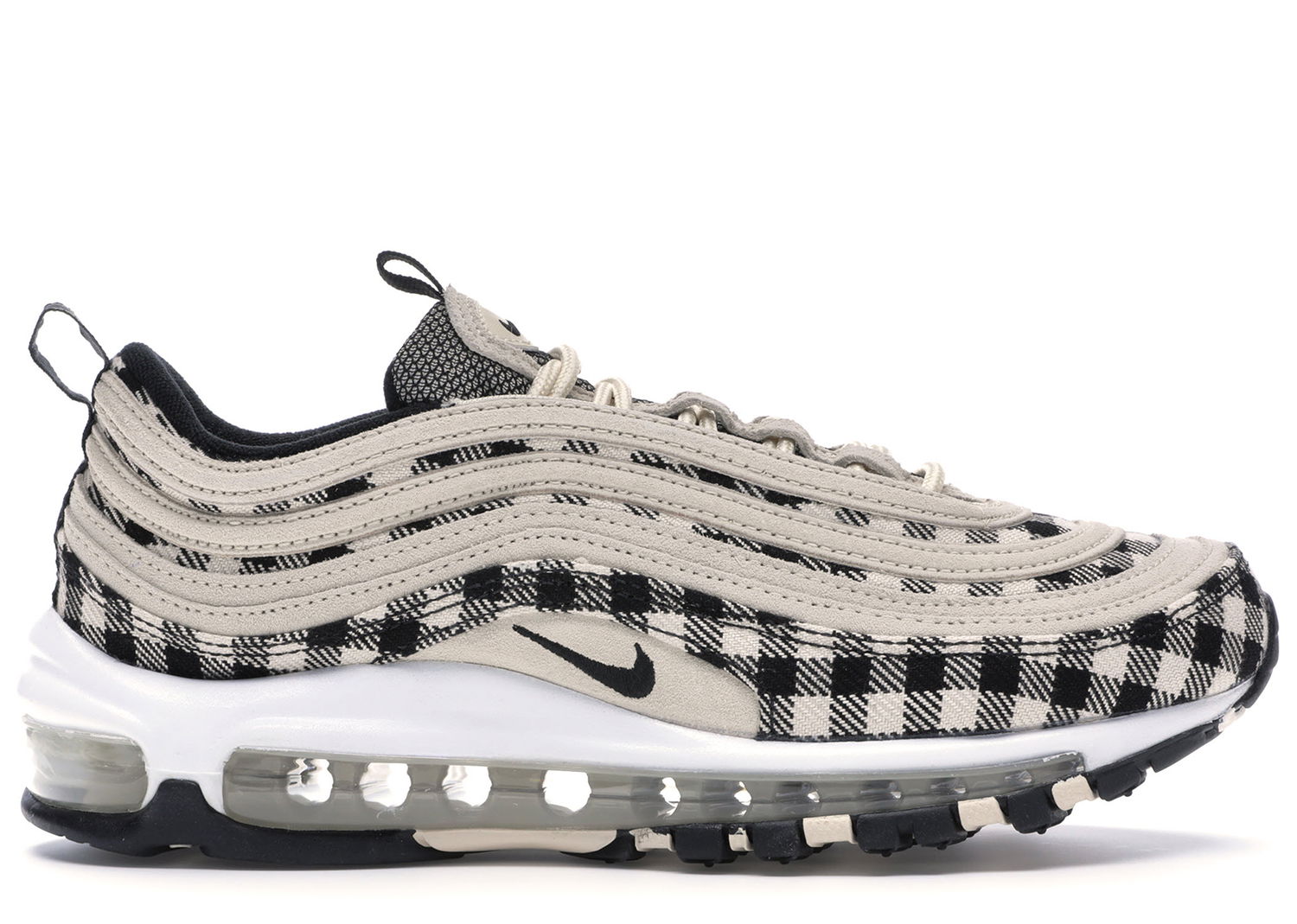 Кецове и обувки Nike Air Max 97 Plaid Light Cream Бежово | 312834-201, 0