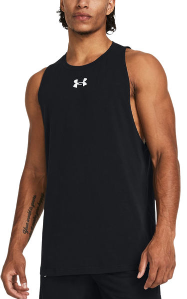 Потник Under Armour Baseline Cotton Sleeveless Top Черно | 1361901-005, 0