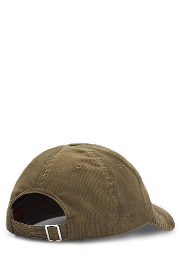 Шапка с козирка BOSS HUGO Corduroy Cap with Embroidered Logo Зелено | 50533412, 1
