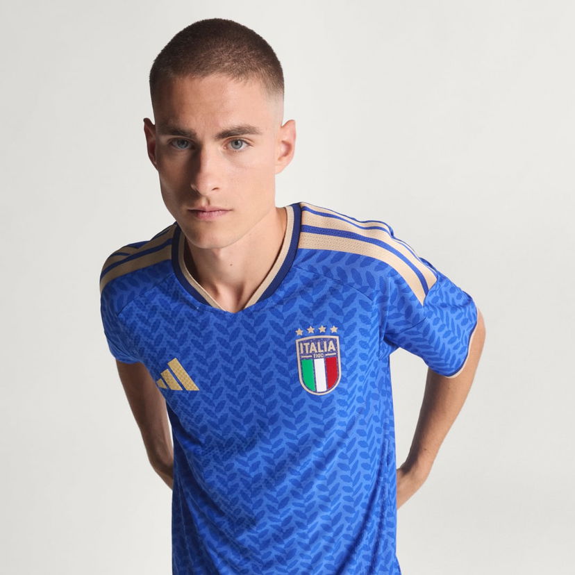 Фланелка adidas Performance Italy 26 Authentic Home Jersey Синьо | JL6934