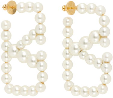 Обеци Valentino Garavani VLogo Signature Pearl Earrings Металик | 3W2J0T82DHC, 1