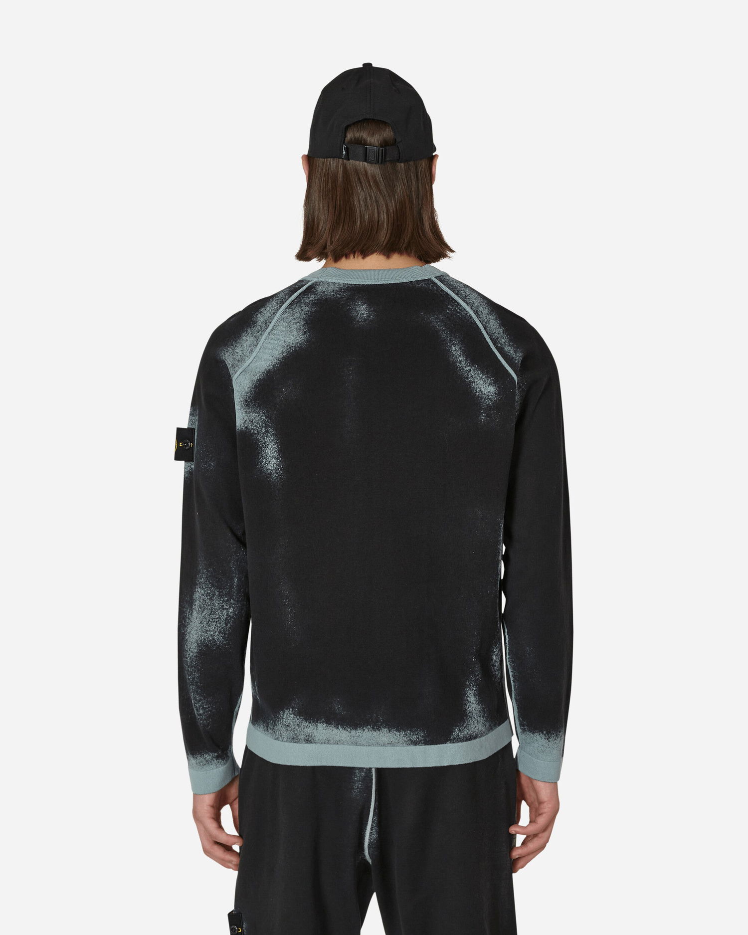 Пуловер Stone Island Hand Sprayed Airbrush Treatment Crewneck Sweater Черно | MO7815525D9 V0041, 1
