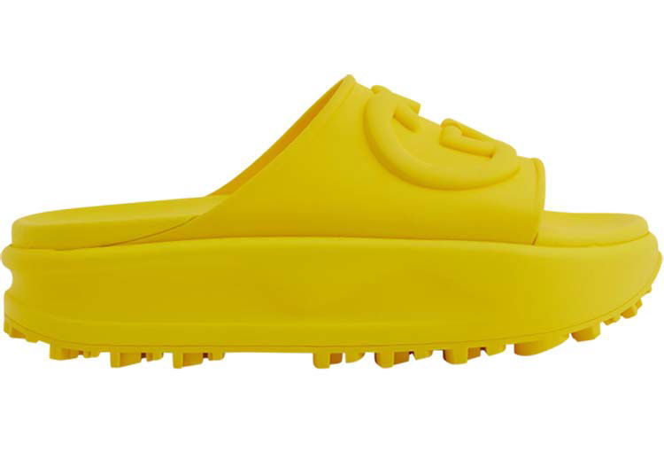 Кецове и обувки Gucci Interlocking G Slide Yellow W Жълто | 692845 JF000 7213, 0
