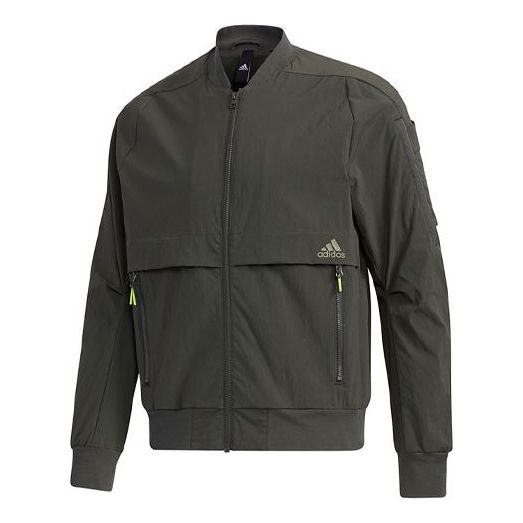 Яке бомбър adidas Originals TH BOMB Casual Jacket Зелено | GF4029