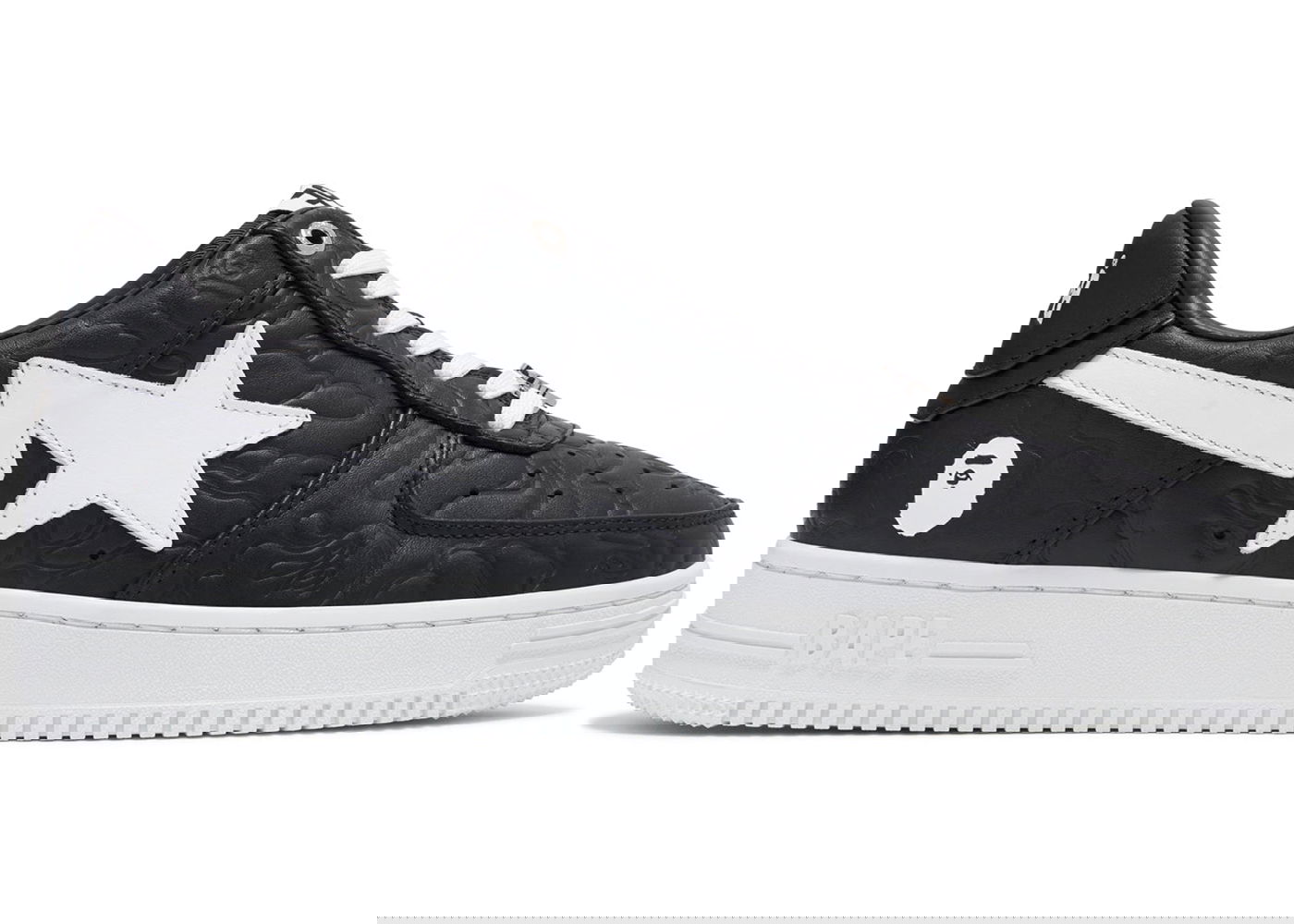 Кецове и обувки BAPE A Bathing Ape Sta Low #3 "Line Camo Black" Черно | 001FWJ801052-BLK/001FWJ802052-BLK/1J80-191-052-BLK, 0