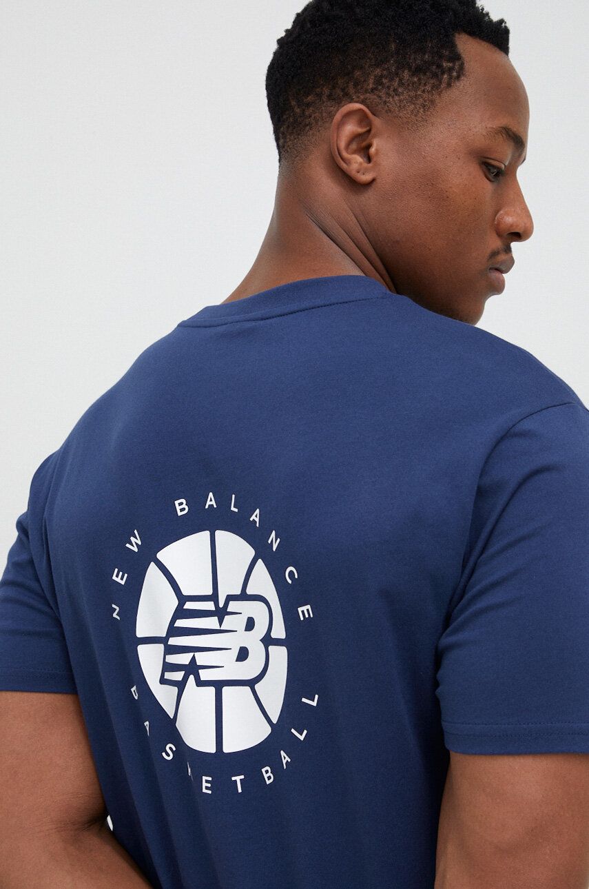 Тениска New Balance T-shirt Тъмно синьо | MT23582NNY, 0