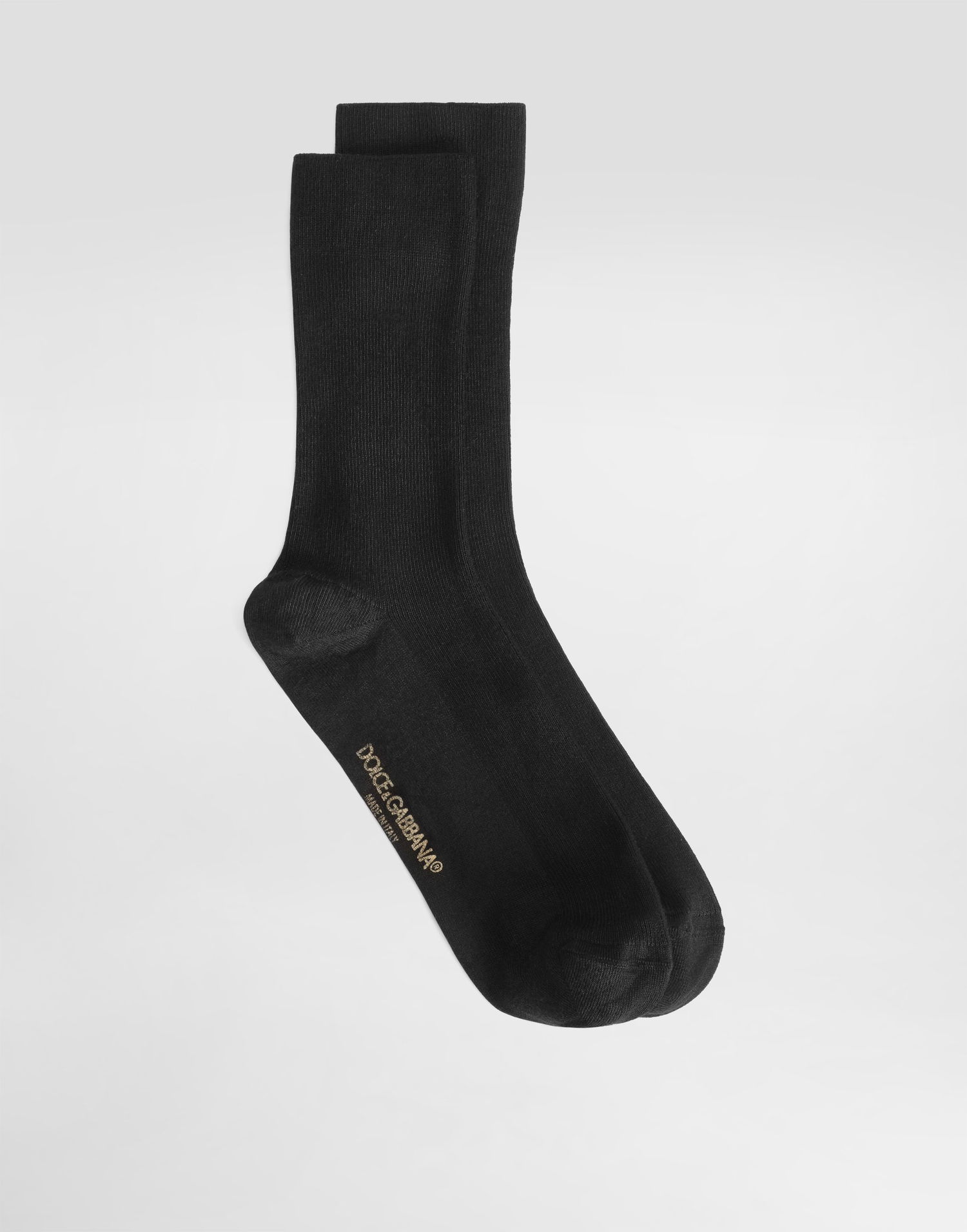 Чорапи Dolce & Gabbana Dolce & Gabbana Ribbed Socks Черно | GX09KTJFMNBN0000, 0