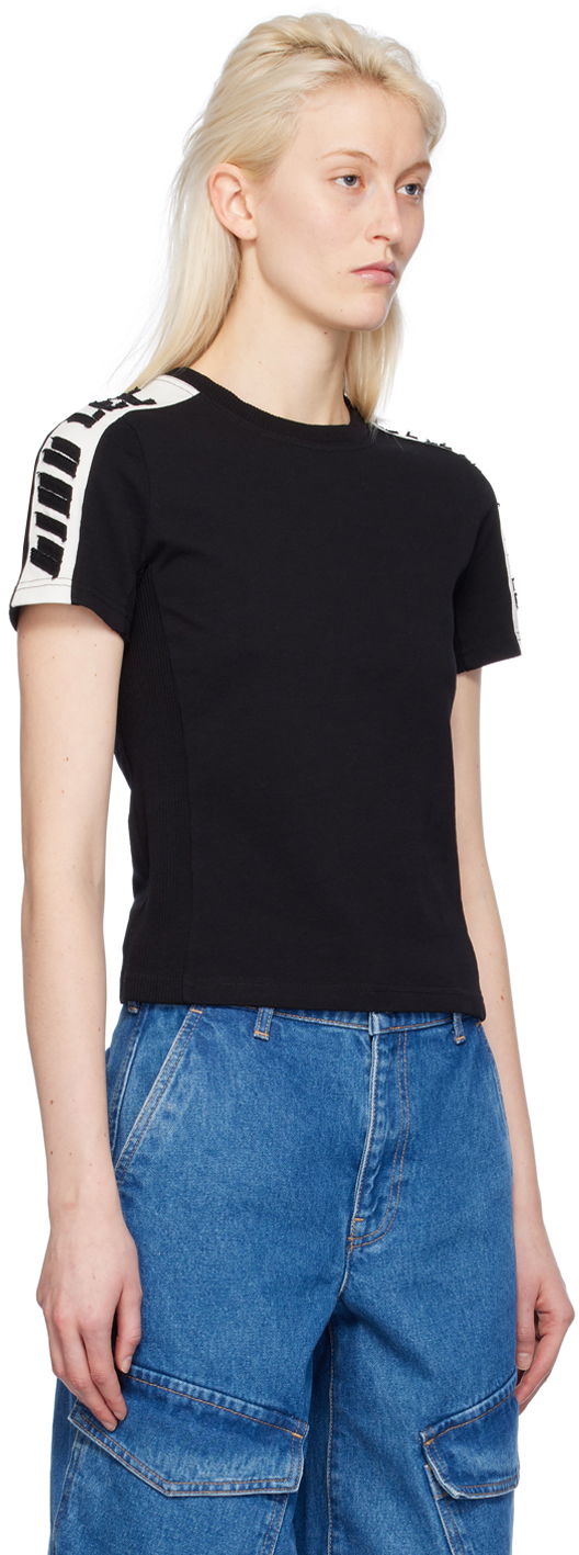 Тениска Dion Lee Dion Lee Slim T-Shirt Черно | C3162PS24, 1