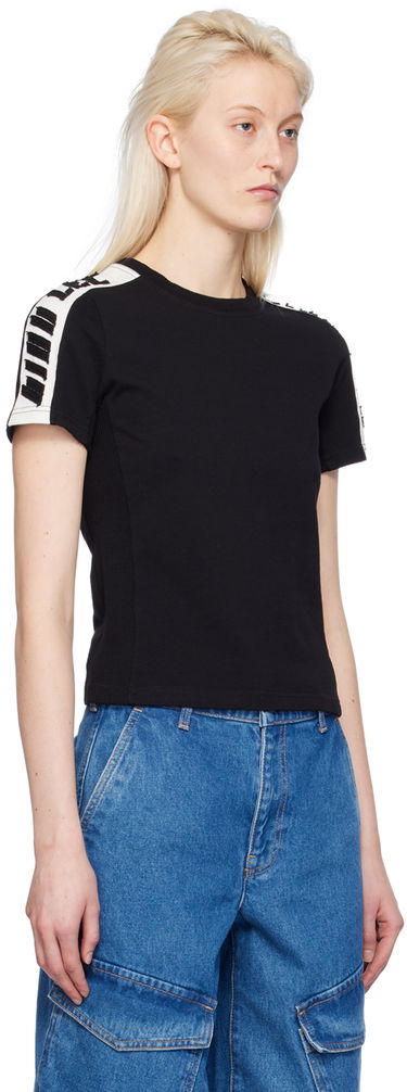Тениска Dion Lee Dion Lee Slim T-Shirt Черно | C3162PS24, 1