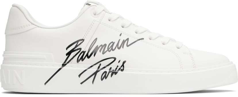 Кецове и обувки Balmain Balmain B-Court Бяло | EM0VI288LIPB