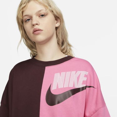 Суитчър Nike Sportswear Over-Oversized Fleece Dance Sweatshirt - Red Розово | DV0328-652, 3