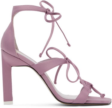 Аксесоари The Attico Attico Aria Lace-Up Heeled Sandals Лилаво | 227WS518 V015, 0