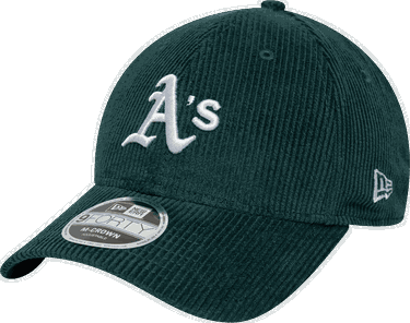 Шапка с козирка New Era Oakland Athletics MLB 9FORTY M-Crown Adjustable Corduroy Baseball Cap Зелено | 60691061-301, 0