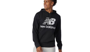 Суитчър New Balance Essentials Pullover Hoodie Черно | MT03558BK, 4