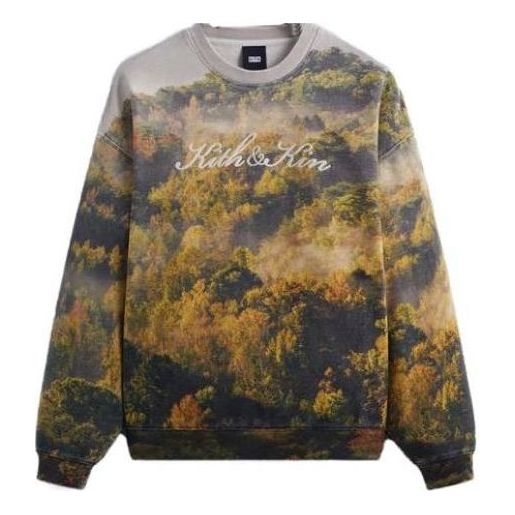 Суитчър KITH Foliage Nelson Crewneck Сиво | KHM031510-358