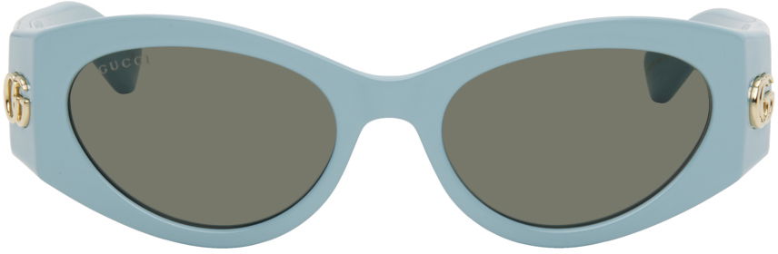 Слънчеви очила Gucci Cat-Eye Sunglasses Синьо | GG1401S, 0