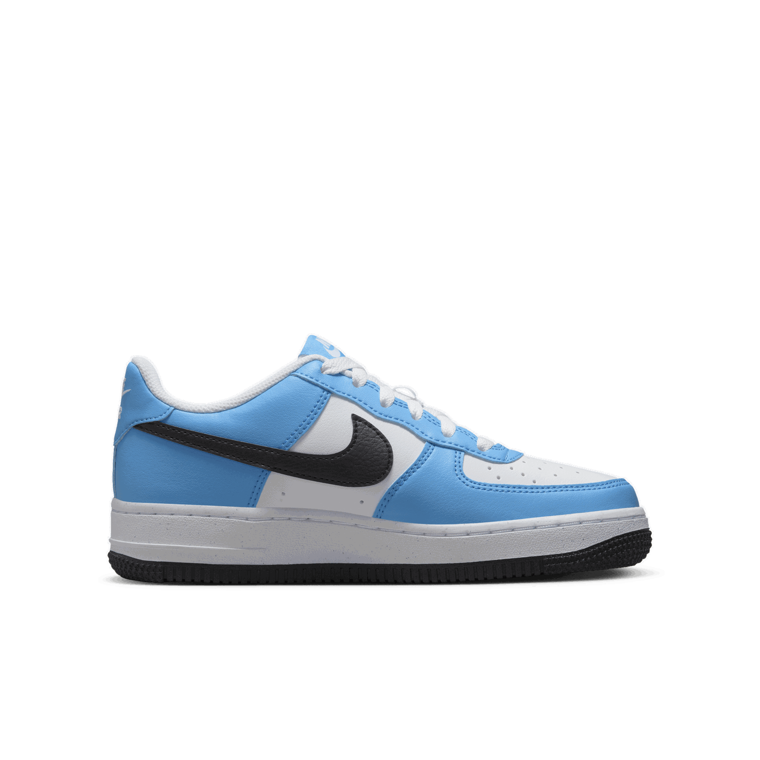 Кецове и обувки Nike Air Force 1 Low 'University Blue Black' (GS) Синьо | FN3810-400, 1
