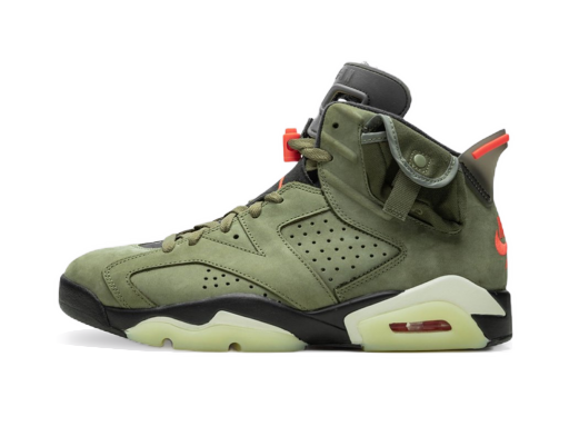 Кецове и обувки Jordan Travis Scott x Air Jordan 6 Retro "Olive" Зелено | CN1084 200
