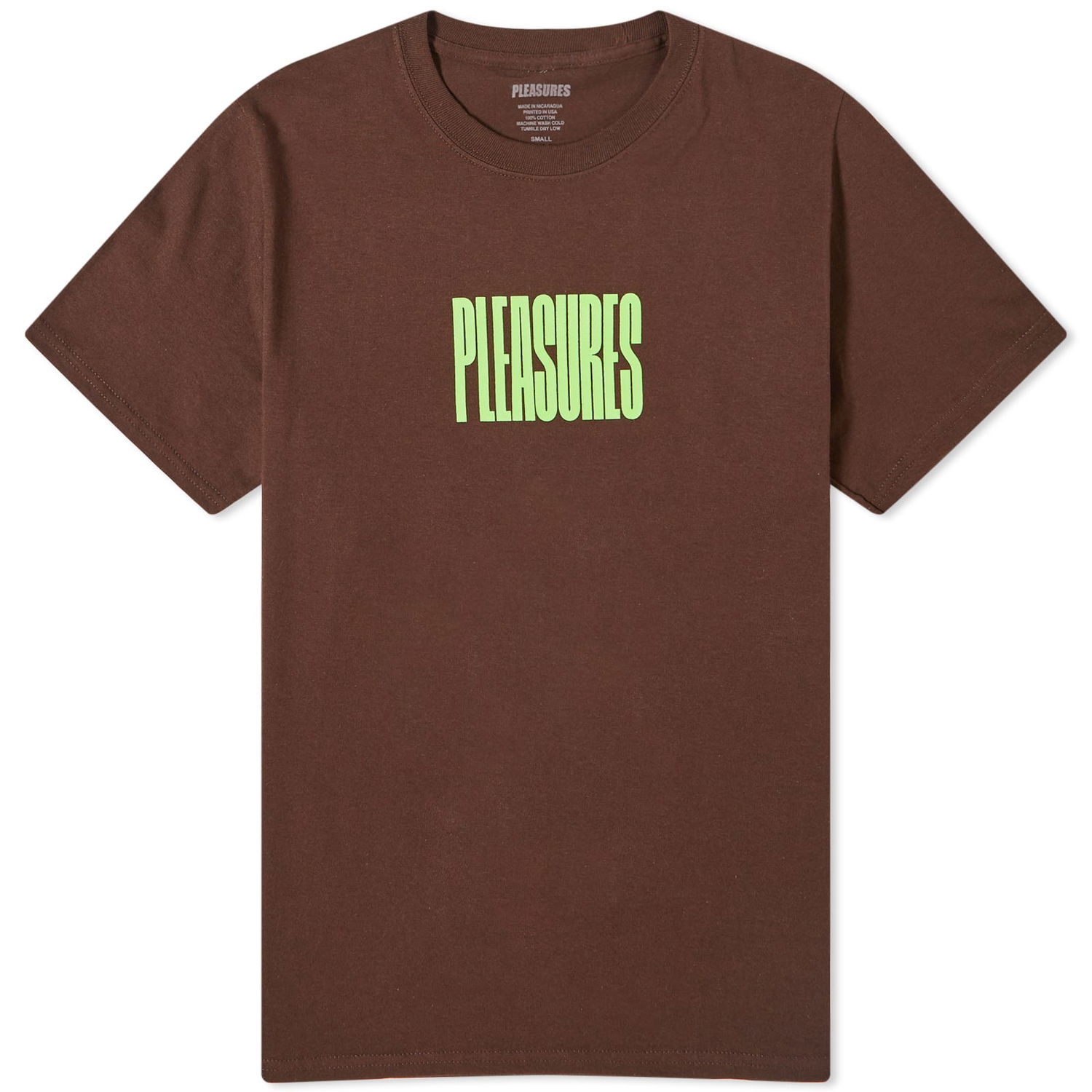 Тениска Pleasures Master T-Shirt Кафяво | P23F046-BRN, 0