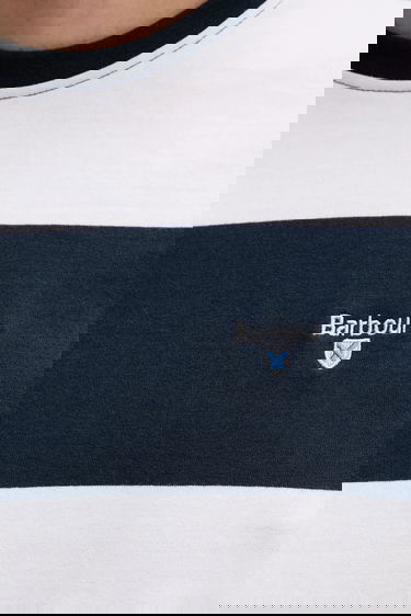 Тениска Barbour Barbour Whalton Stripe Tee Тъмно синьо | MTS1255, 4
