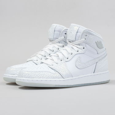 Кецове и обувки Jordan Air Jordan 1 Retro High Premium "Frost White" GS Бяло | 832596-100, 1