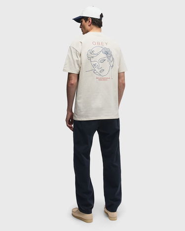 Тениска OBEY Maximus T-Shirt Бежово | 165264142-CRM, 2