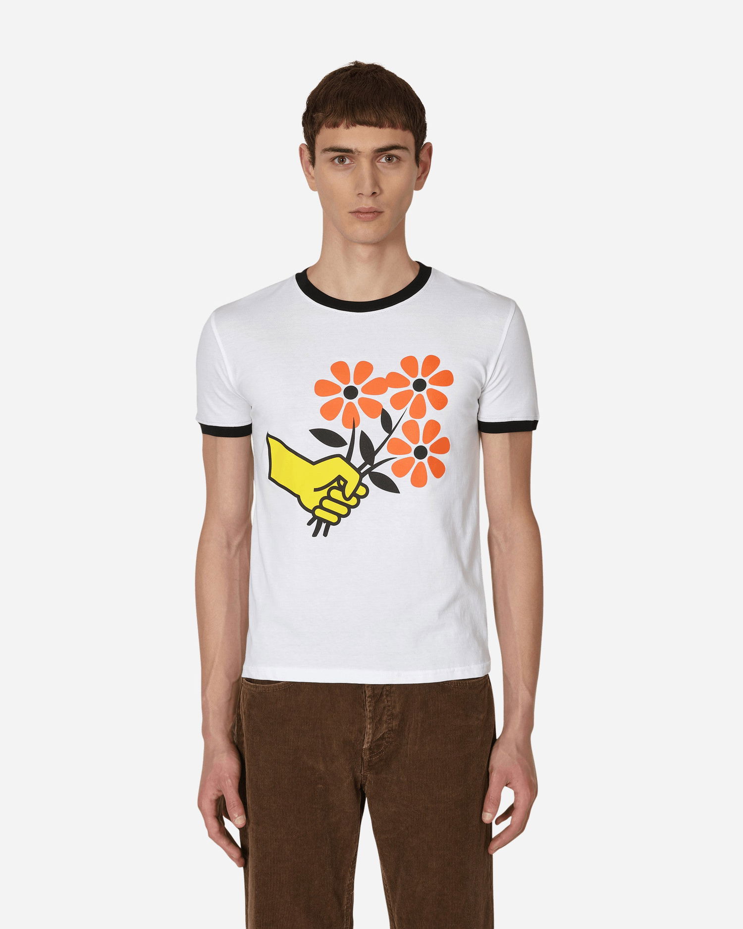 Тениска CORMIO Mazzolino Fiori T-Shirt Бяло | CORMAZZOLINOTEE WHITE, 0