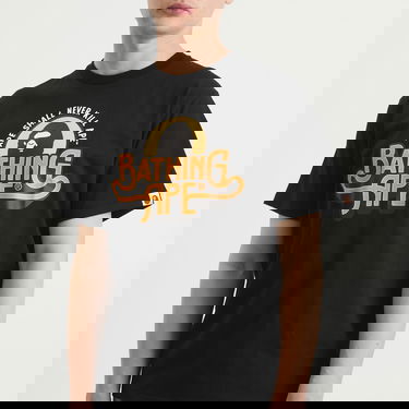 Тениска BAPE Bathing Ape Garment Logo T-Shirt, Size X-Large Черно | 001TEL801048M-BLK, 5
