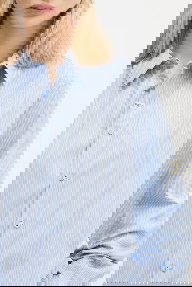 Риза Martine Rose Martine Rose Classic Striped Shirt, relaxed fit, classic collar Синьо | 401WS02509, 5