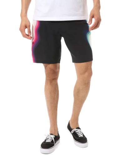 Къси панталони Vans Warped Sidestrap Boardshorts Черно | VN0A49QVBLK