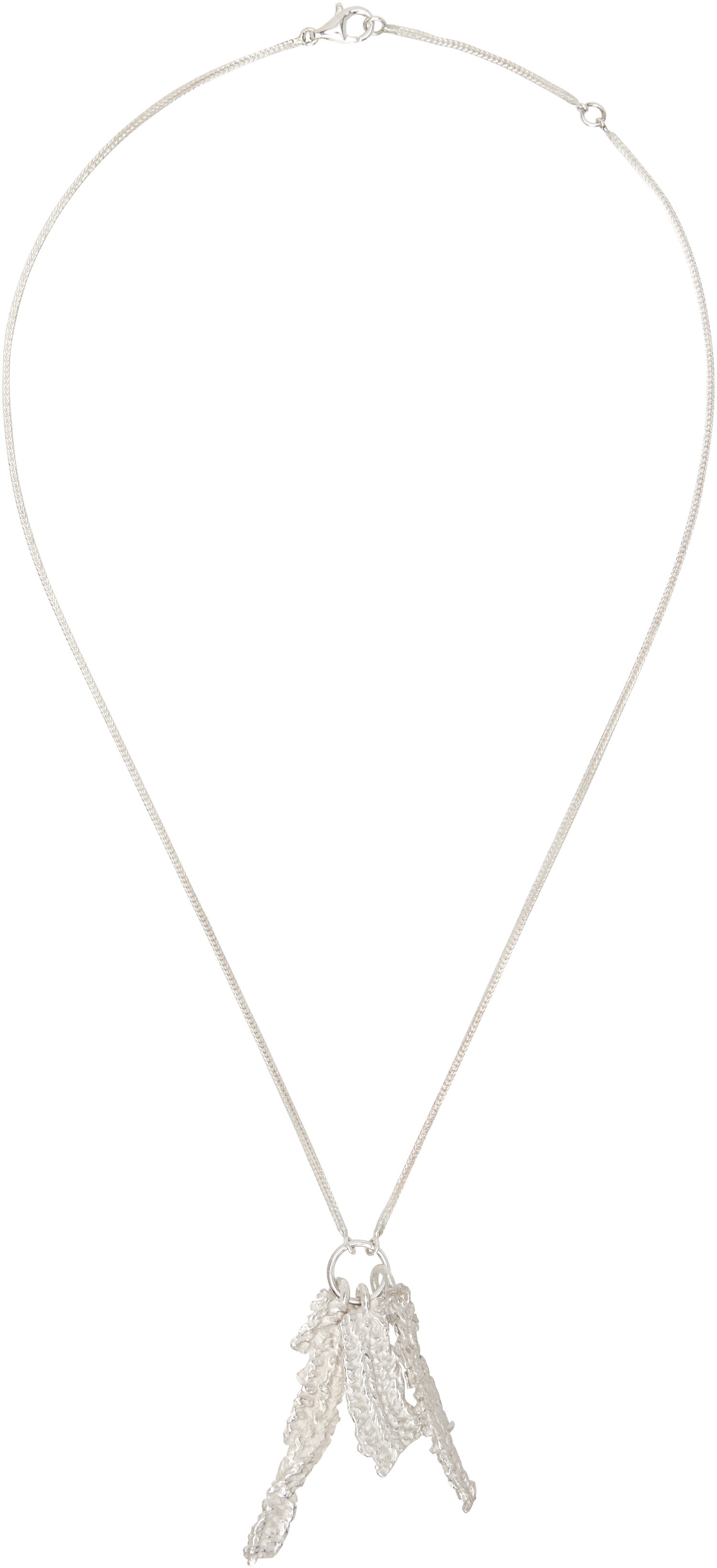 Колие OUR LEGACY Casted Knit Necklace Металик | A4258NF, 0
