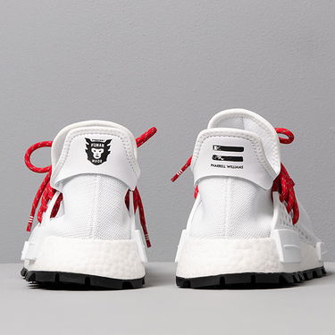 Кецове и обувки adidas Originals HUMAN MADE x Pharrell x NMD Hu "Love" Бяло | EF7223, 3