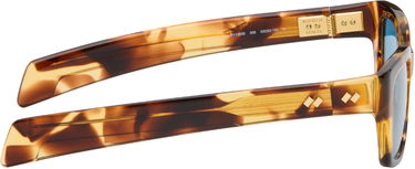 Слънчеви очила Bottega Veneta Thick Rectangular Tortoiseshell Frame Blue Lens Sunglasses Кафяво | BV1393S-006, 1